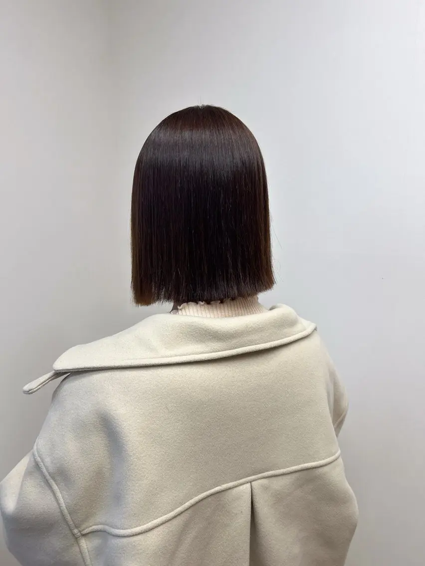 ショート カラー パーマ 伶風/ ボブのヘアスタイル