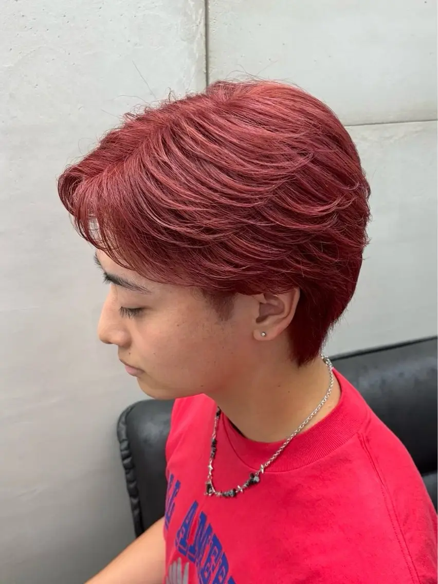 ミディアム ヘアカラー メンズ特化/カット パーマ/あこのヘアスタイル