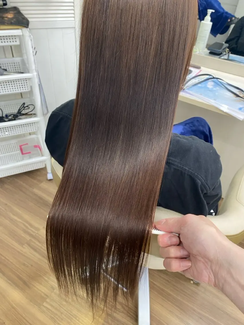 ロング トリートメント トリートメント GLOSS 心斎橋 山上のヘアスタイル