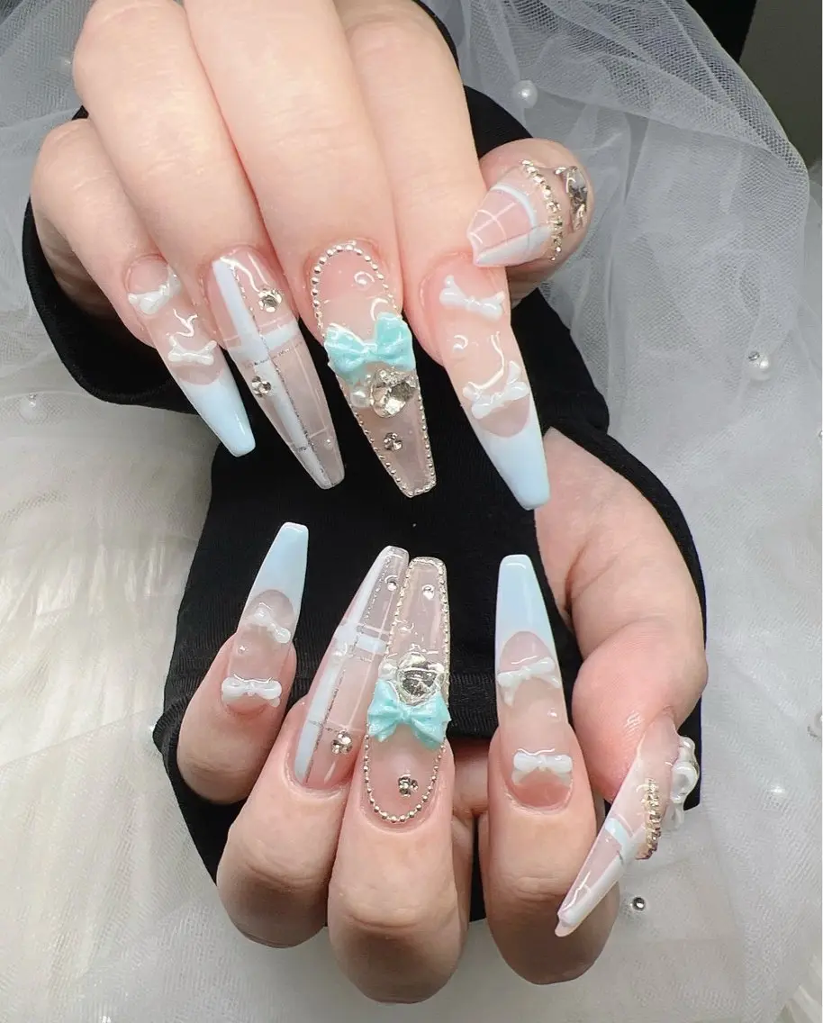 ネイル ハンドネイル Lee Nails チップ長さだし専門店のネイルデザイン