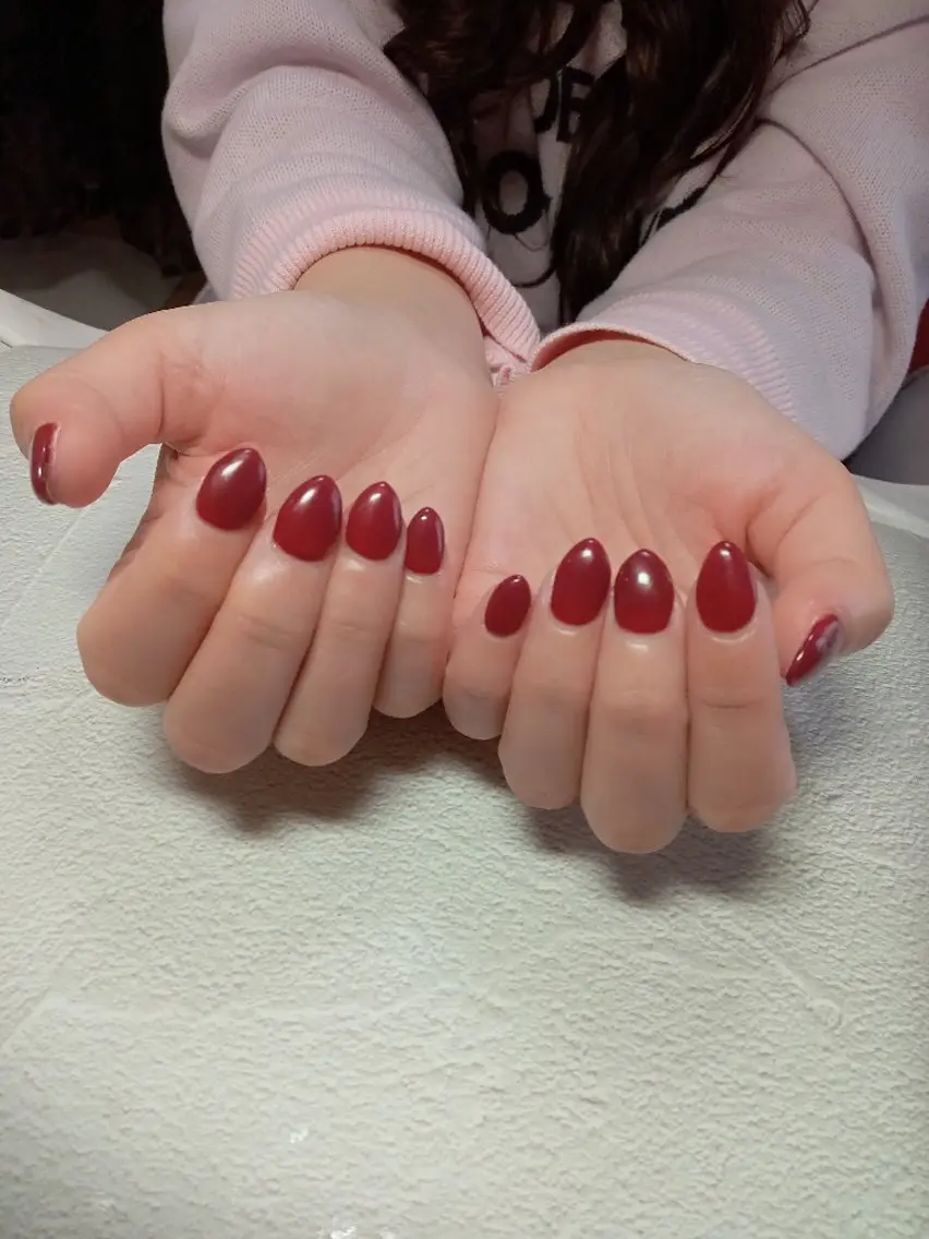 ネイル 長さ出し ジェルネイル キラキラネイル ラメ(グリッター) ラメグラデーション ハンドネイル flure de neige yukiのネイルデザイン