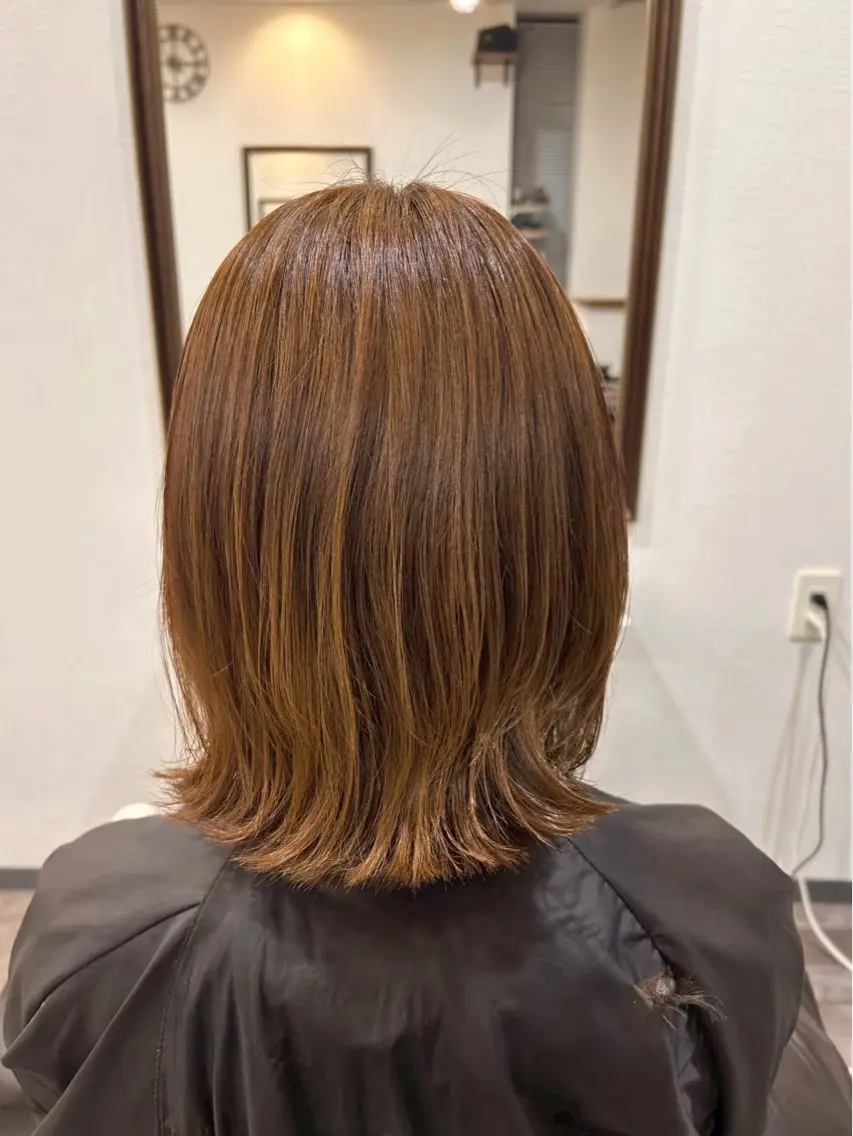 ミディアム カワナ カエデのヘアスタイル
