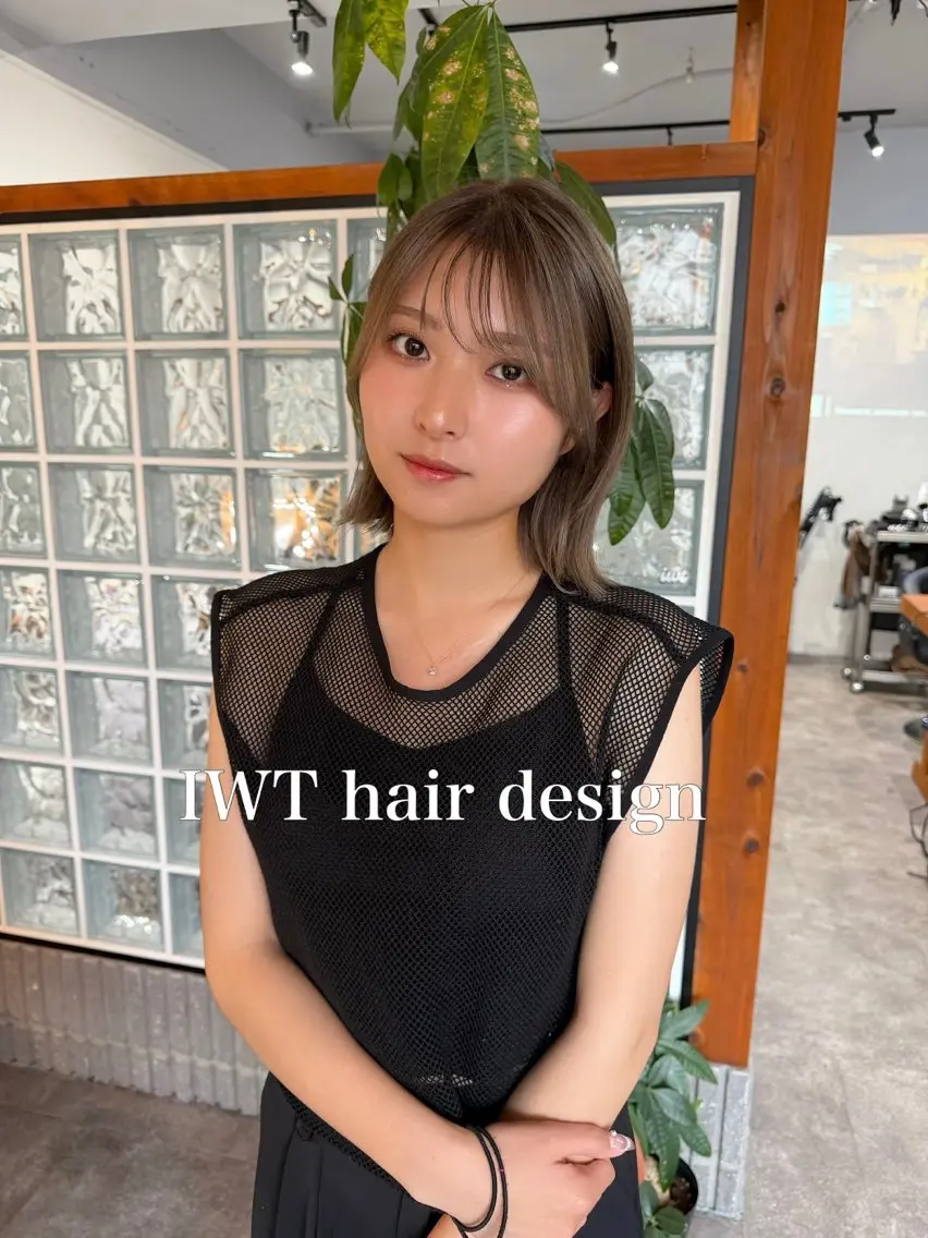 ショート カット ヘアカラー トリートメント IWT KEIZOのヘアスタイル