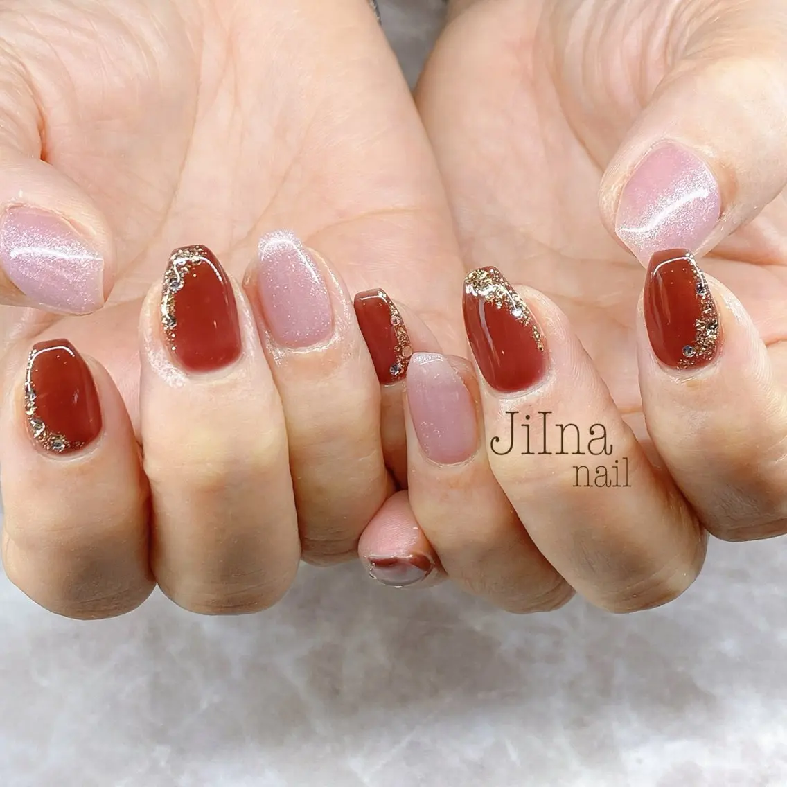 ネイル 持ち込み JiIna nailのネイルデザイン