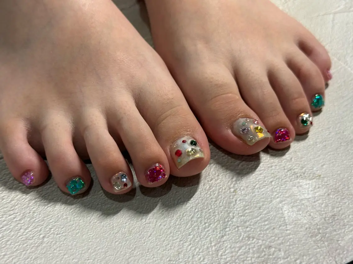 ネイル フットネイル mieux ASAMIのネイルデザイン