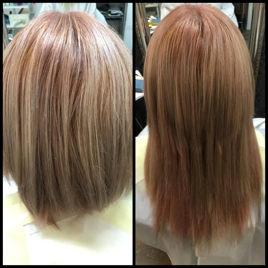 ショート ミディアム セミロング エクステ 💜Rebre** Mayu💜のヘアスタイル