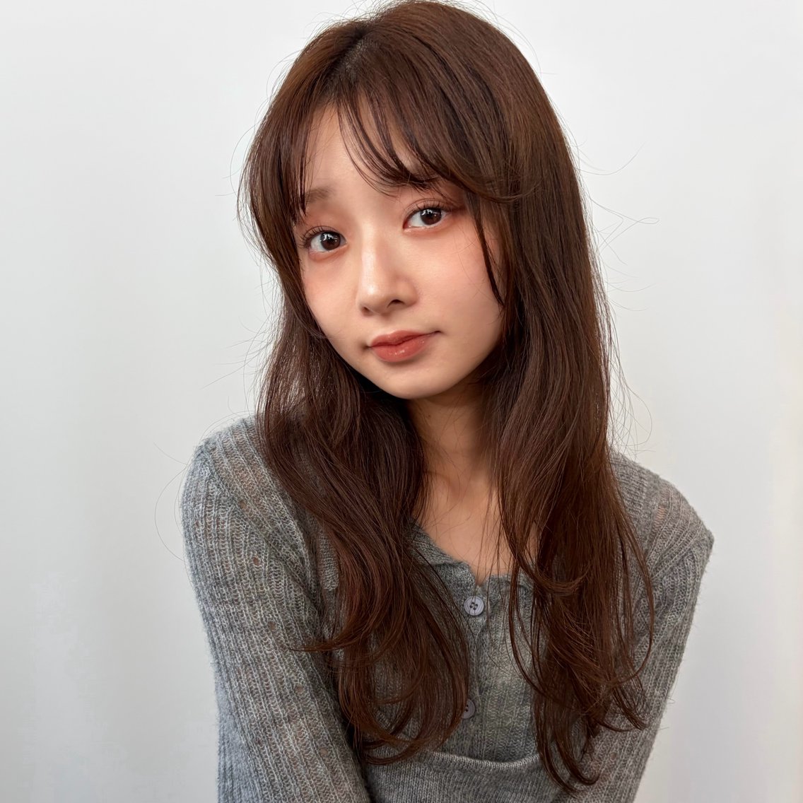 ロング 顔周りカット レイヤーカット カット レイヤー/梅田美容室 /mahoのヘアスタイル