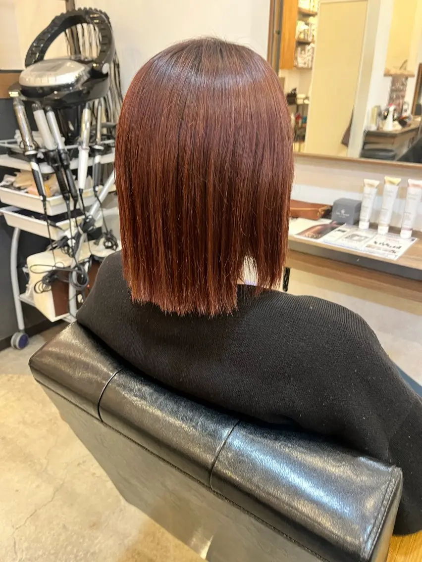 ミディアム ヘアカラー 小堀 いぶきのヘアスタイル