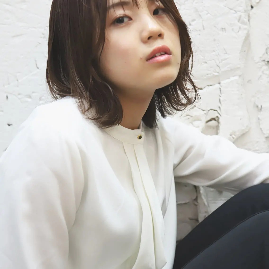 ミディアム 中山 泰徳のヘアスタイル