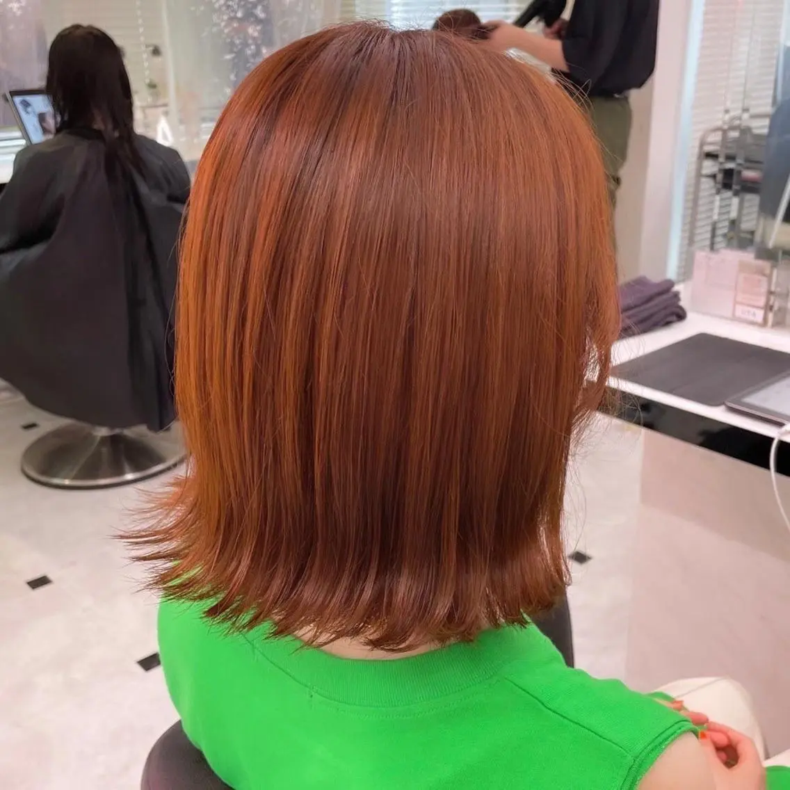 ミディアム パーマ ヘアアレンジ 💕上野美容師☁ ブリーチ💖サワのヘアスタイル