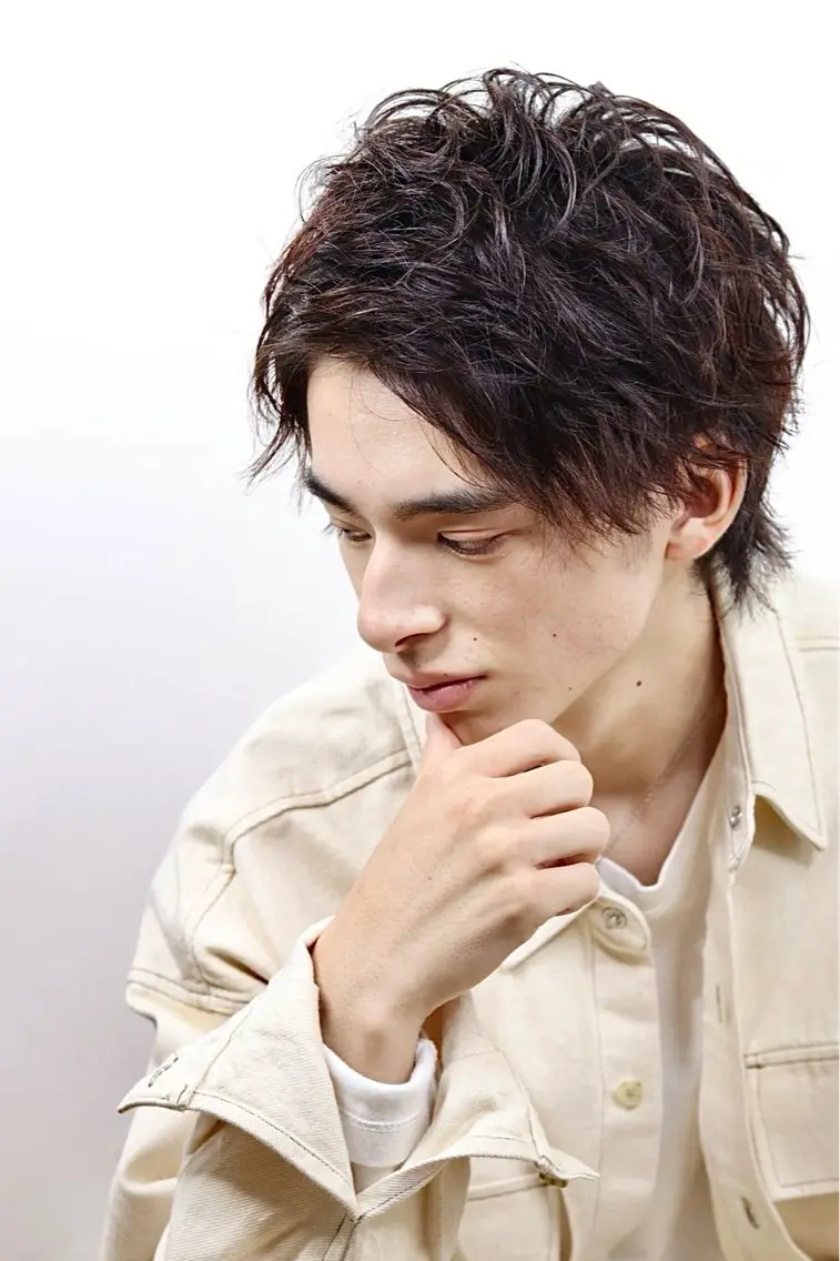 メンズ 藤戸 美のヘアスタイル