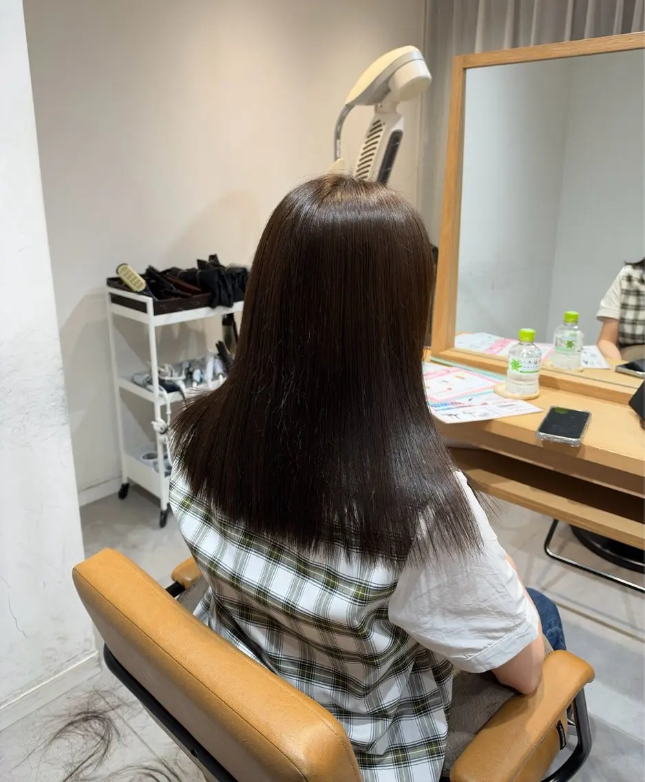 ミディアム カット ヘアカラー fumika ☪︎⋆のヘアスタイル