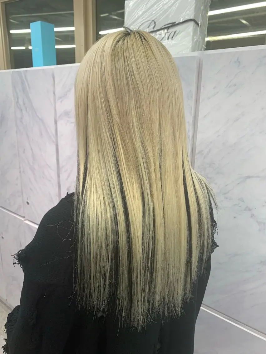 ロング プルエクステ エクステ ヘアカラー エクステ プルエクステ 🖤MIYUのヘアスタイル