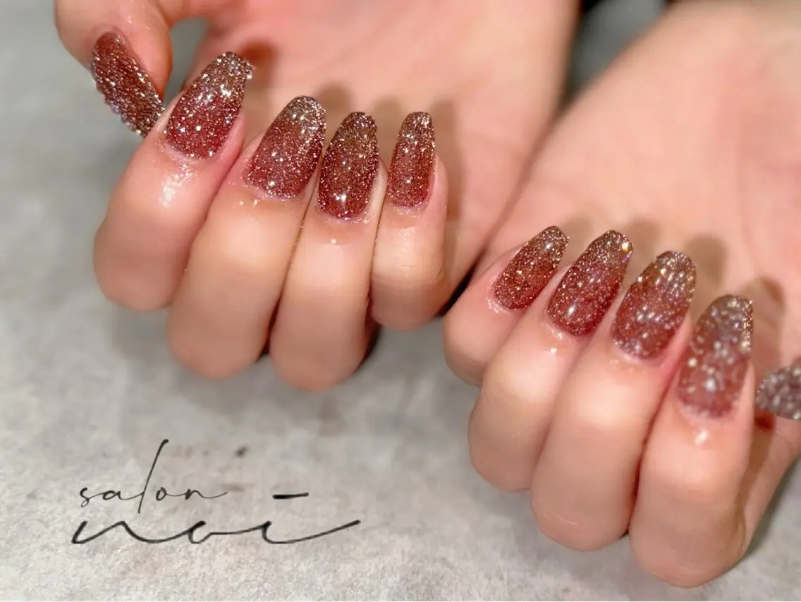 ネイル フラッシュネイル ハンドネイル salon noiのネイルデザイン