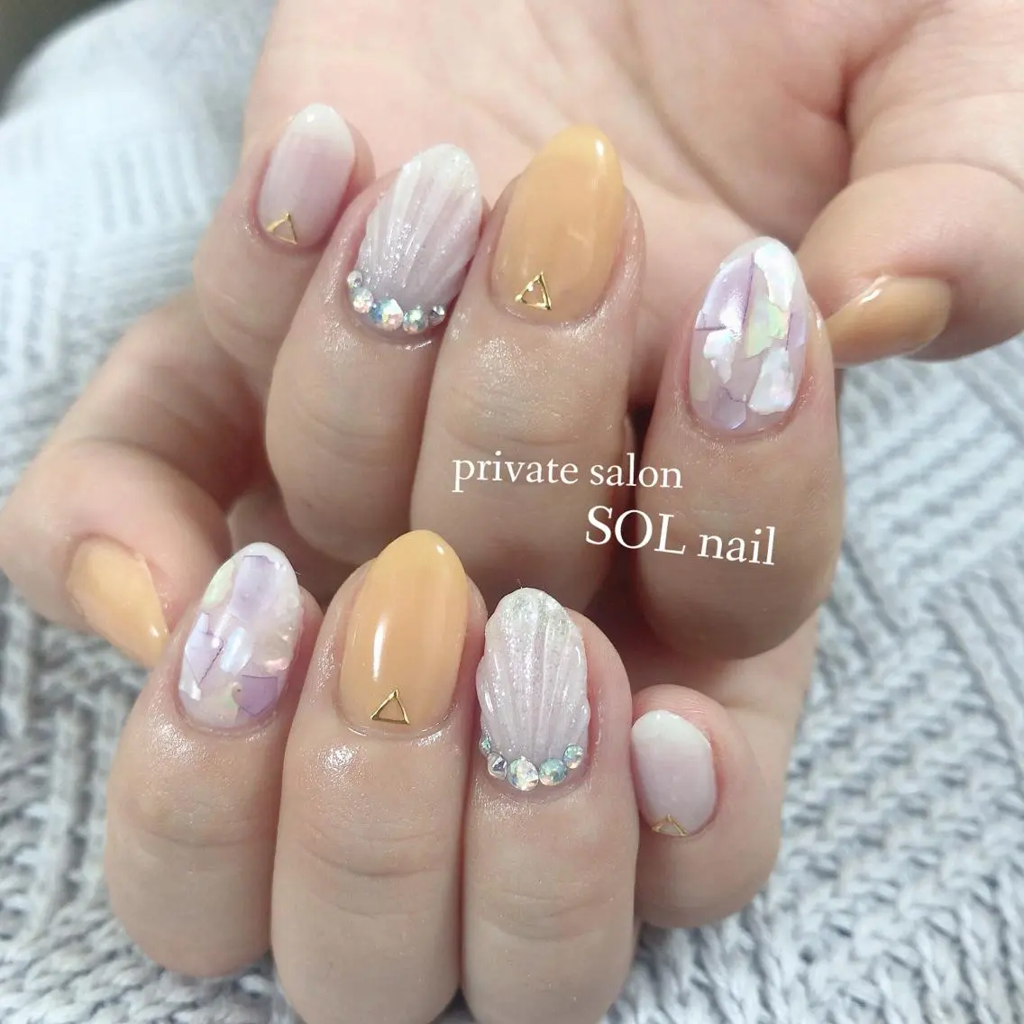 ネイル ハンドネイル SOL NAILのネイルデザイン