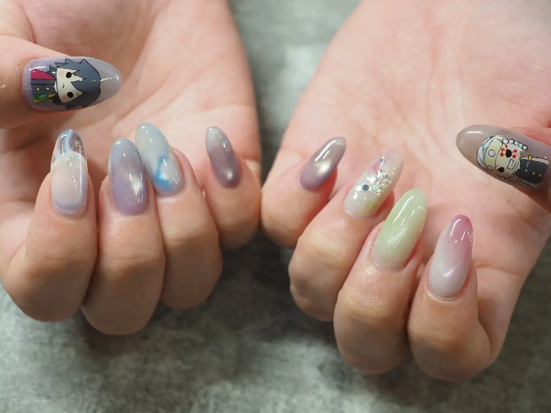 ネイル ハンドネイル glaNje 福光のネイルデザイン
