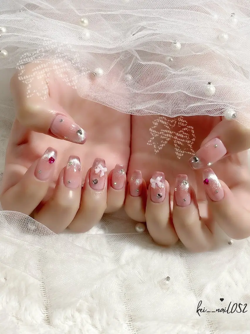 【持ち込みOK(オフなし)】10本アート(500円までのパーツ付け放題)の写真
