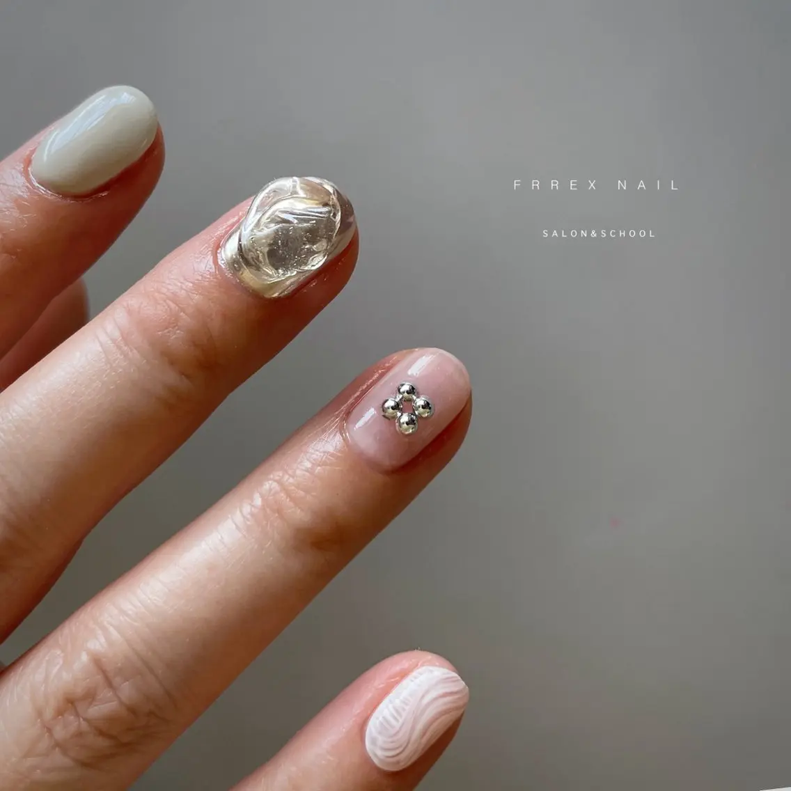 ネイル ハンドネイル ハンドケア freex nail /ニュアンス/個性派のネイルデザイン