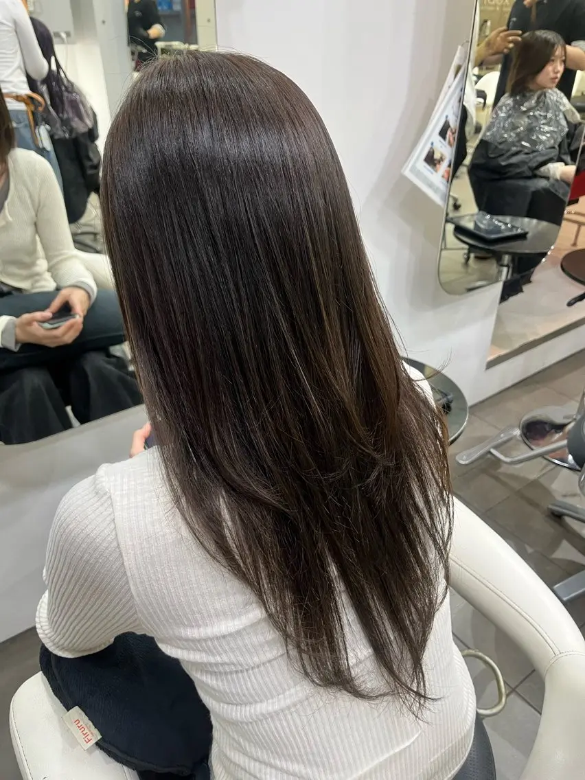 ロング カラー カット ヘアカラー トリートメント カラーリスト♡ メンズショートボブ紡のヘアスタイル