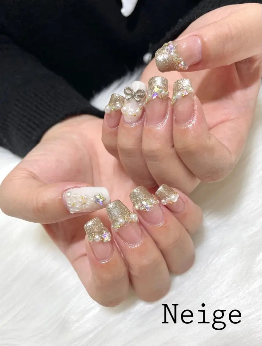 ネイル Neige‪𓂃ai ＊梅津 / 松尾のネイルデザイン