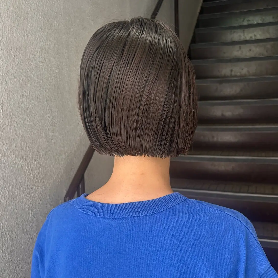 ショート カラー ボブ 似合わせカット カット ヘアカラー 透明感カラー/ パーマのヘアスタイル