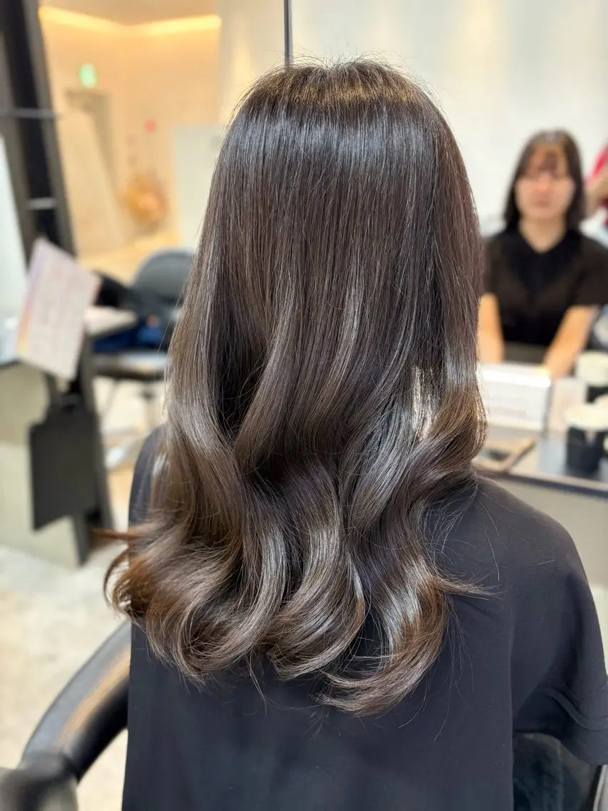 ロング ヘアカラー トリートメント 🫧札幌美髪🫧 佐藤莉音のヘアスタイル
