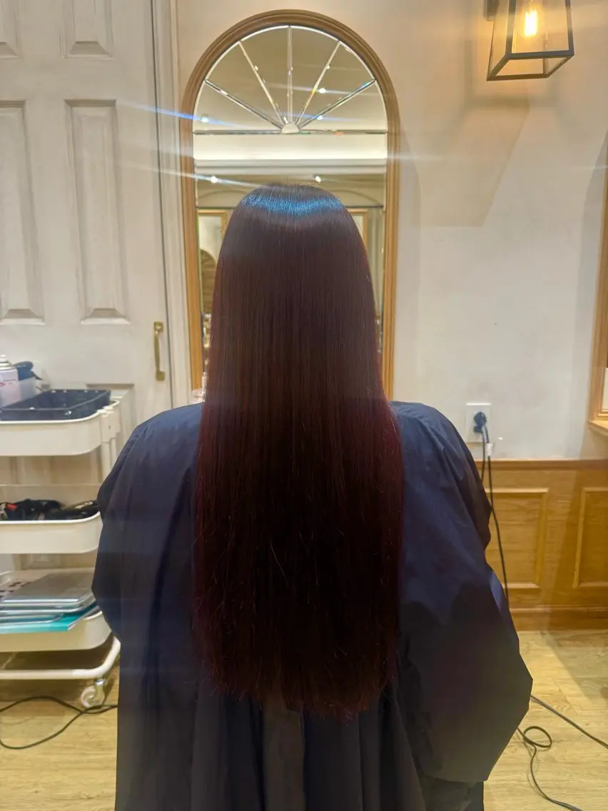 ロング カラー ヘアカラー トリートメント 透明感カラー💜 モテ髪 空陽💙のヘアスタイル