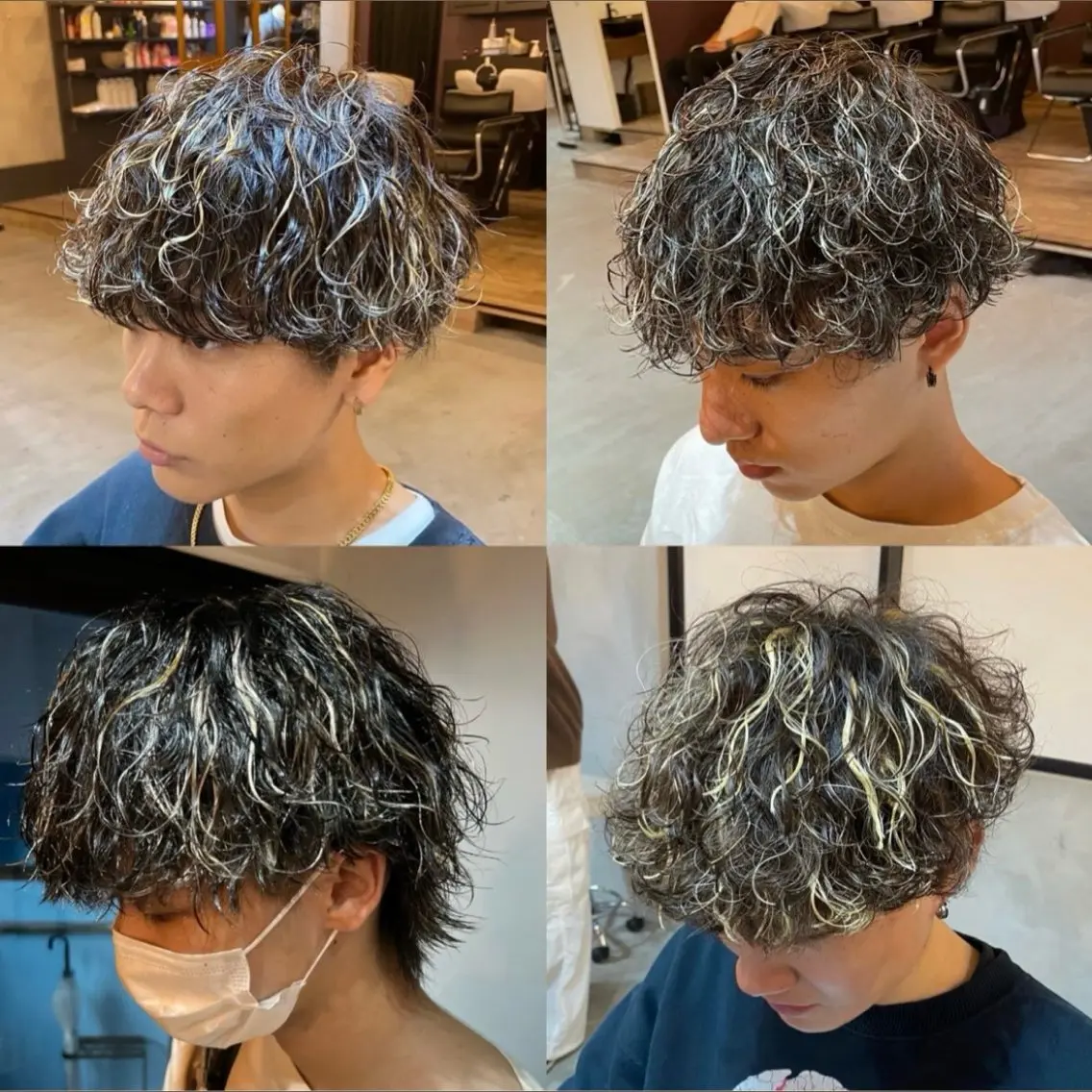 メンズカット+波巻きパーマ#メンズカット#カット#パーマ#波巻きパーマ#波巻きの写真