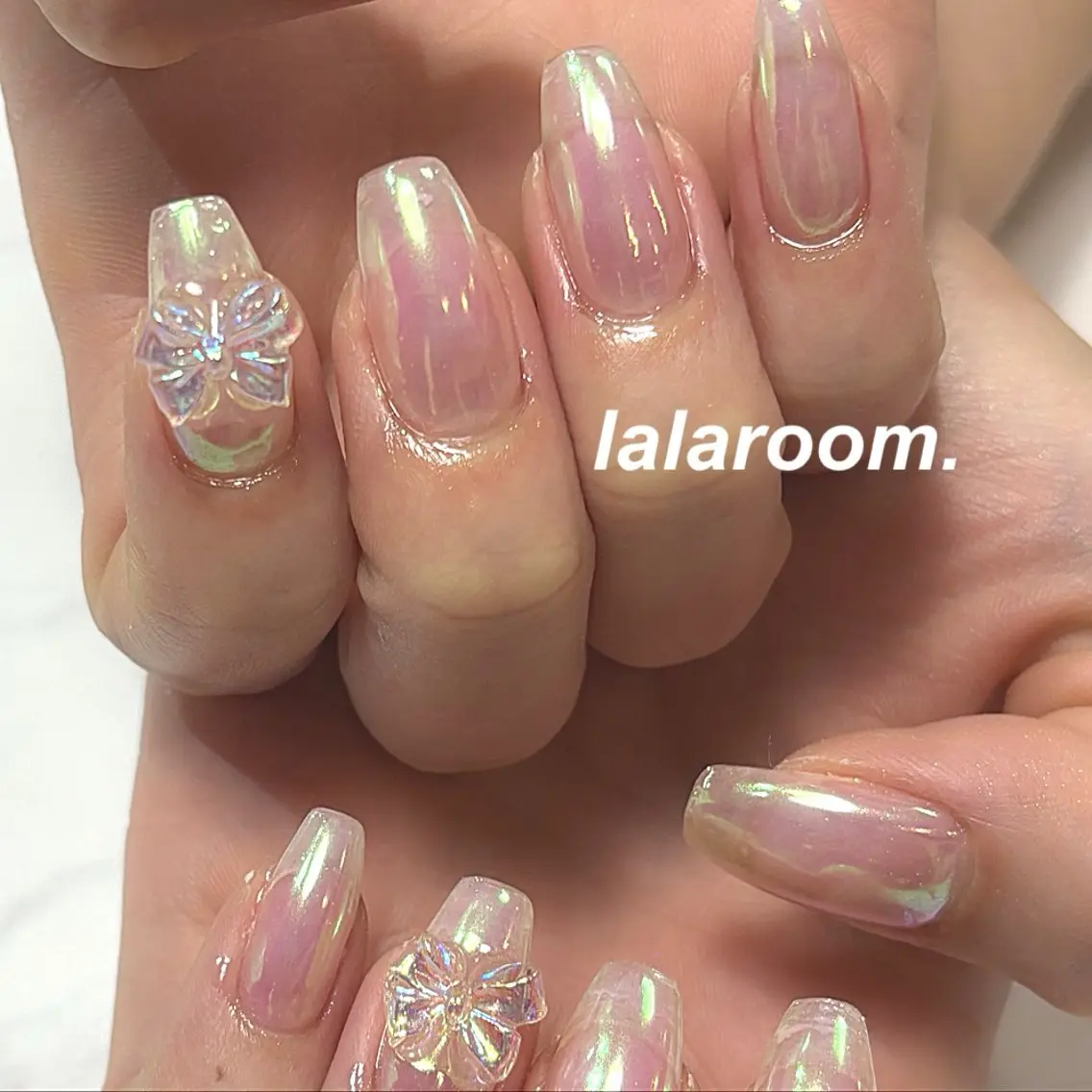 うるうるオーロラネイル💅🫧30色から選択可能🩵の写真