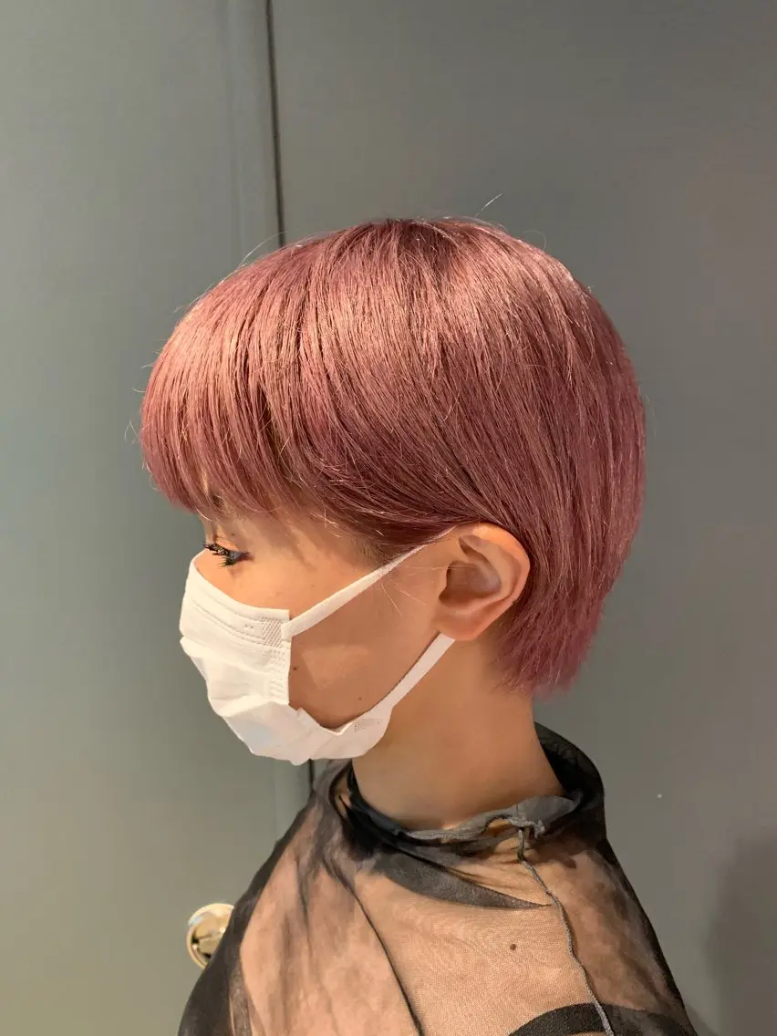 ショート カラー ヘアカラー トリートメント ✂︎ wakano shinpei✂︎のヘアスタイル