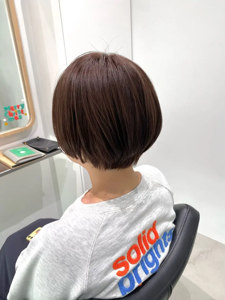 ショート ショートボブ ボブ ショートヘア 川合 勇気のヘアスタイル