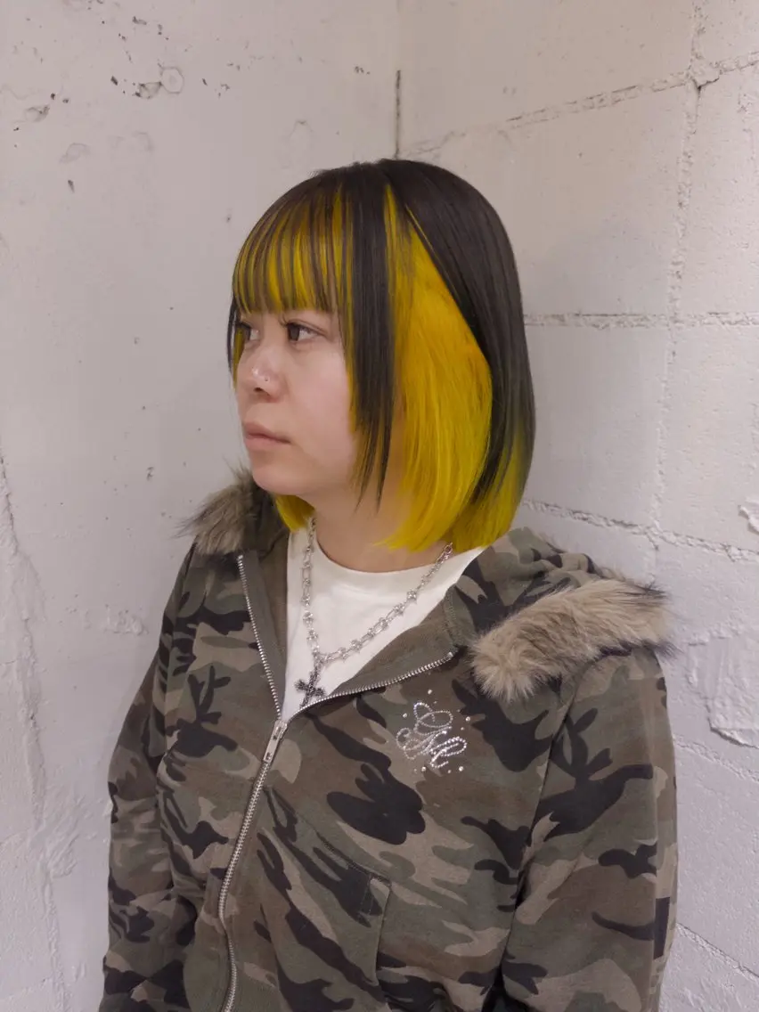 ミディアム ヘアカラー トリートメント YUKI 🌕 «ダブルカラー»のヘアスタイル