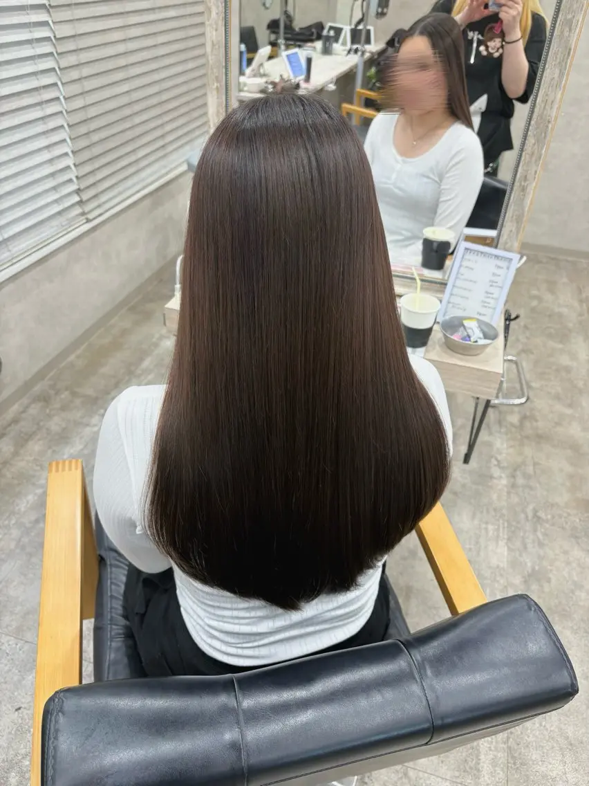 ロング ヘアカラー トリートメント 🫧艶髪・縮毛矯正 🫧koisoのヘアスタイル