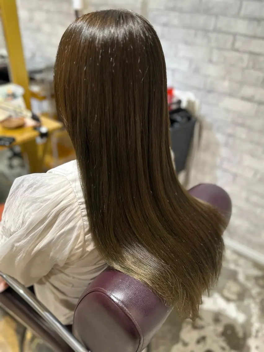 ロング カラー ヘアカラー 縮毛矯正／レイヤー／ 🌼mizukiのヘアスタイル