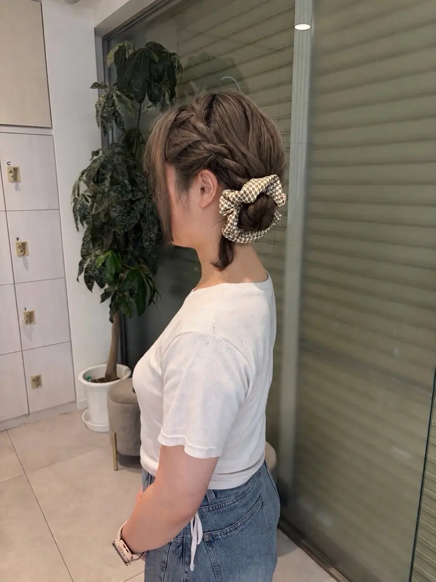 ヘアアレンジ ヘアアレンジ🎀🫧 /艶カラー💕かほのヘアスタイル