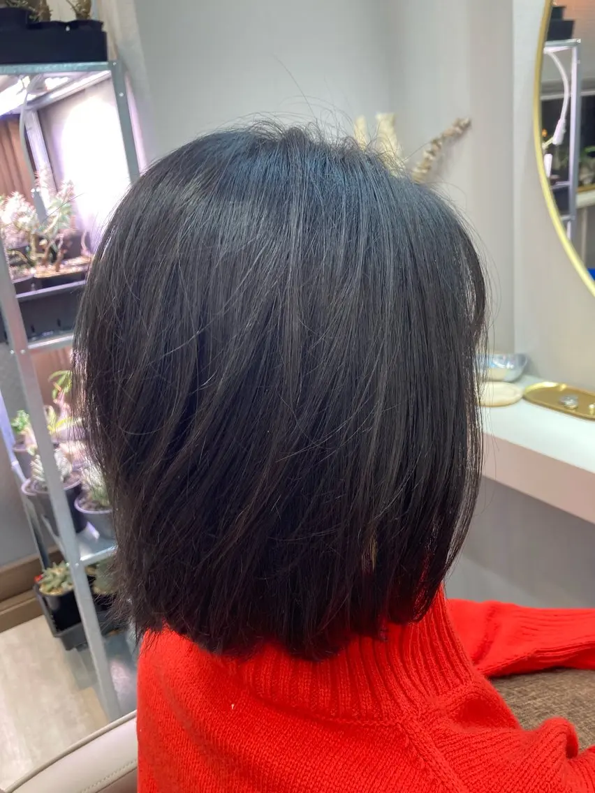 ミディアム カット 池田 太一のヘアスタイル