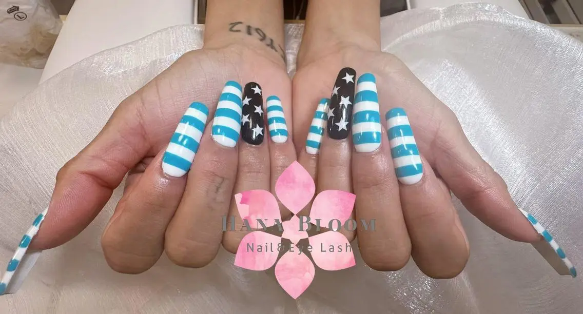 ネイル 長さ出し フットネイル 韓国ネイル マグネットネイル 持ち込み ハンドネイル ハンドケア Hana Bloom Nail 渋谷道玄坂のネイルデザイン