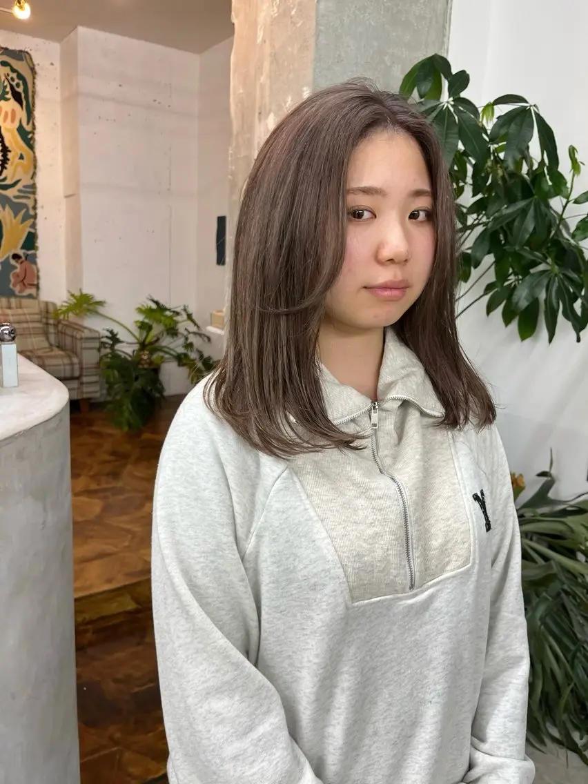セミロング ハシモトタケル🌿 ボブ/レイヤーカットのヘアスタイル