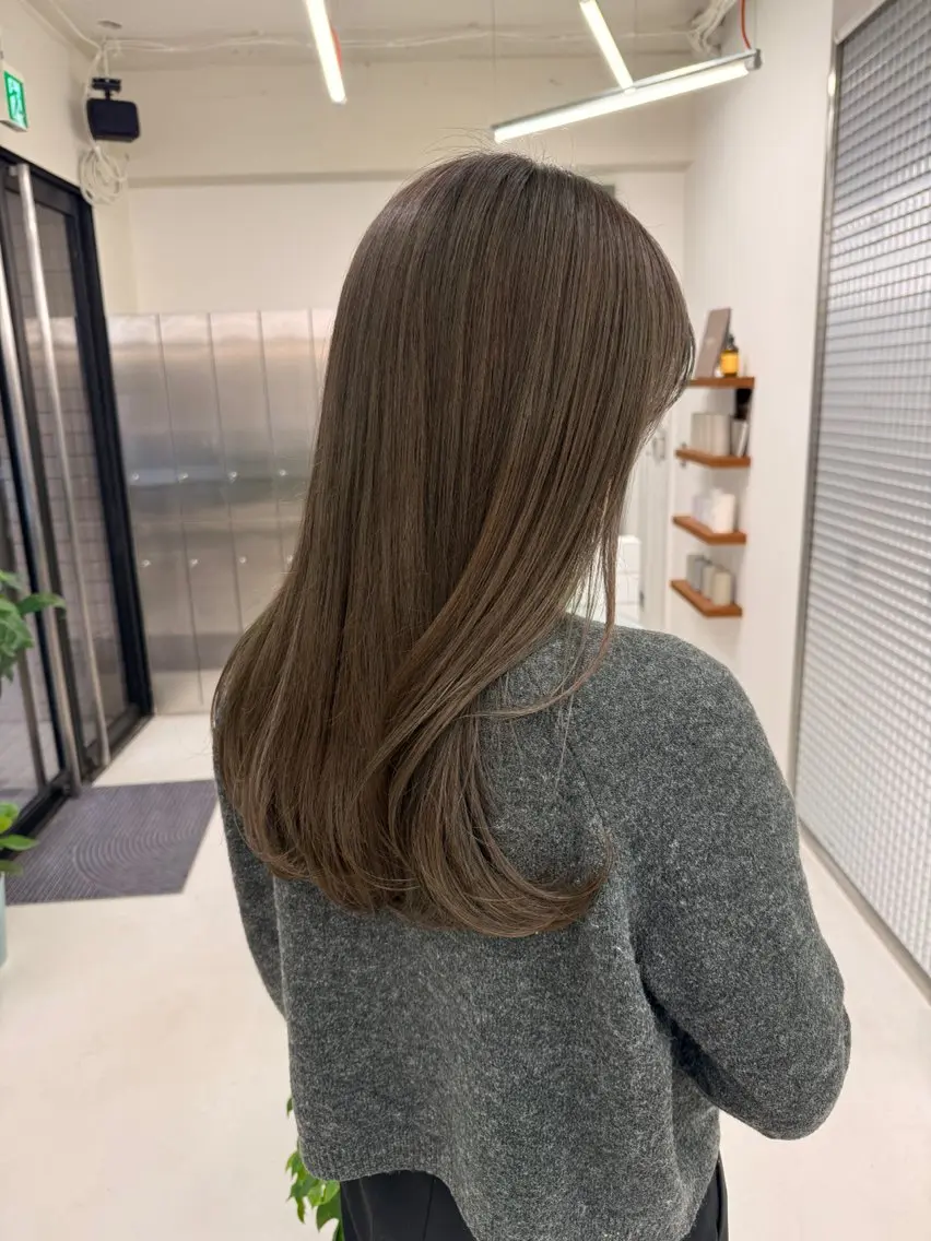 ロング カラー トリートメント ✨透明感たっぷりカラ ー✨/表参道/りりのヘアスタイル