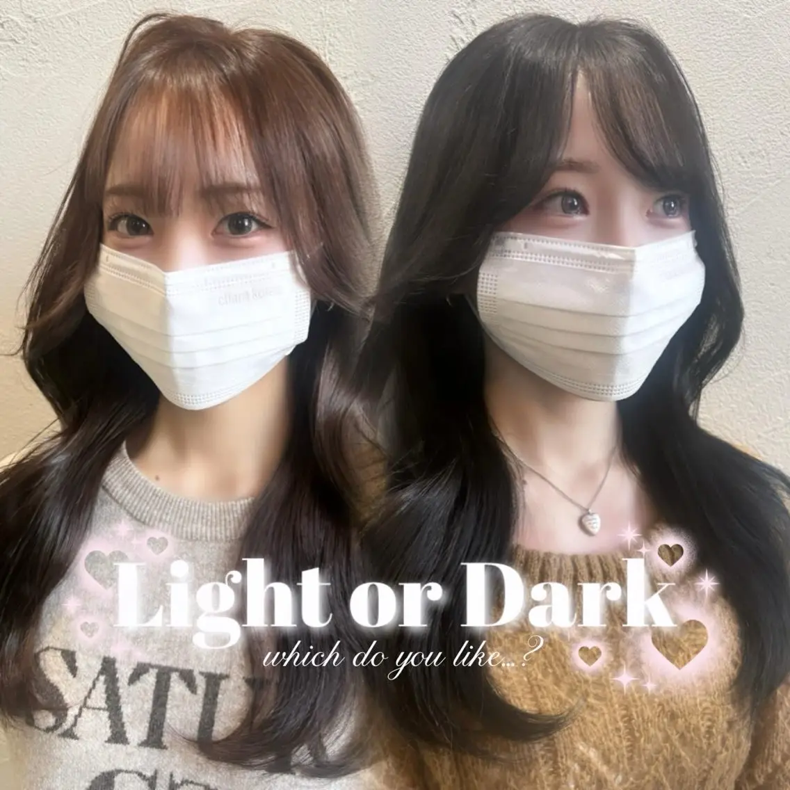 セミロング カラー 中嶋心渚⌇透明感 カラー️🩵🎀‪のヘアスタイル