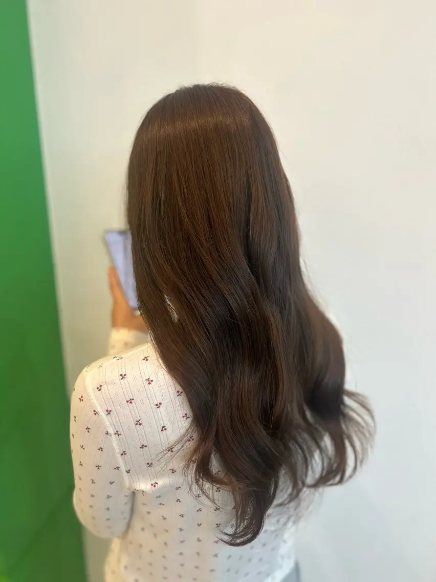 ロング カラー ヘアカラー 田村 倭子のヘアスタイル