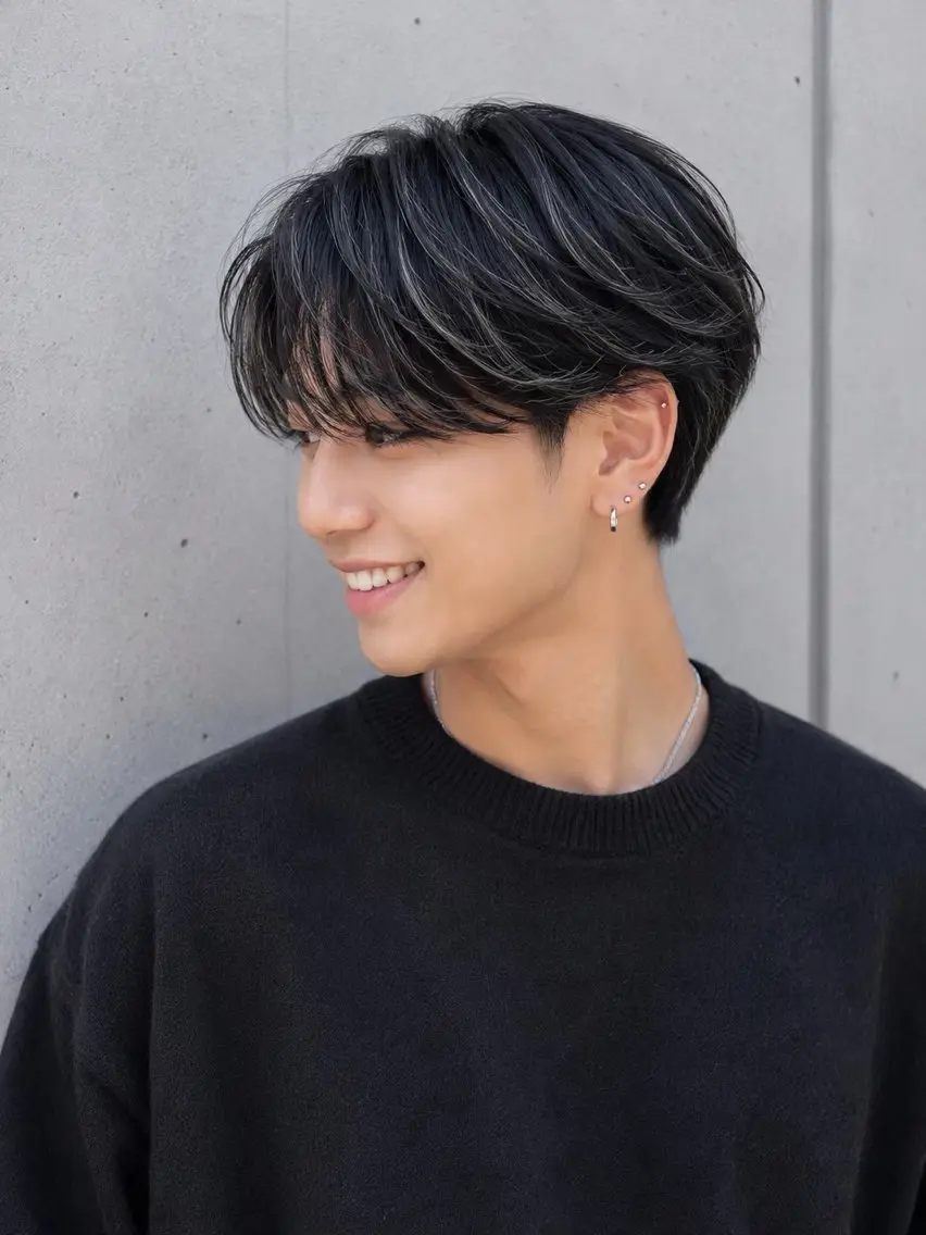 カラー メンズ カット ヘアカラー 宇梶 千愛のヘアスタイル