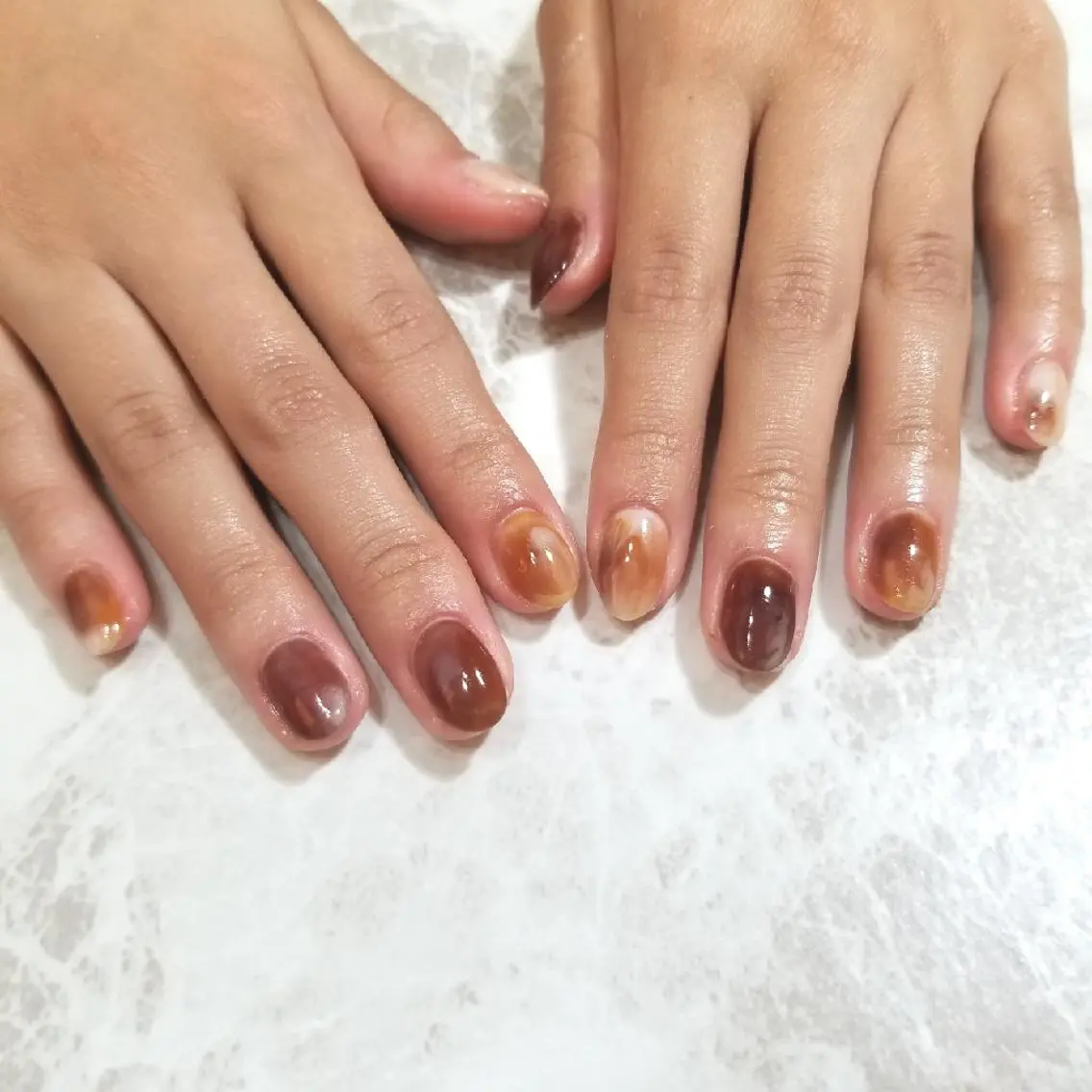 ネイル ハンドネイル nijiiro🌈 サトウのネイルデザイン