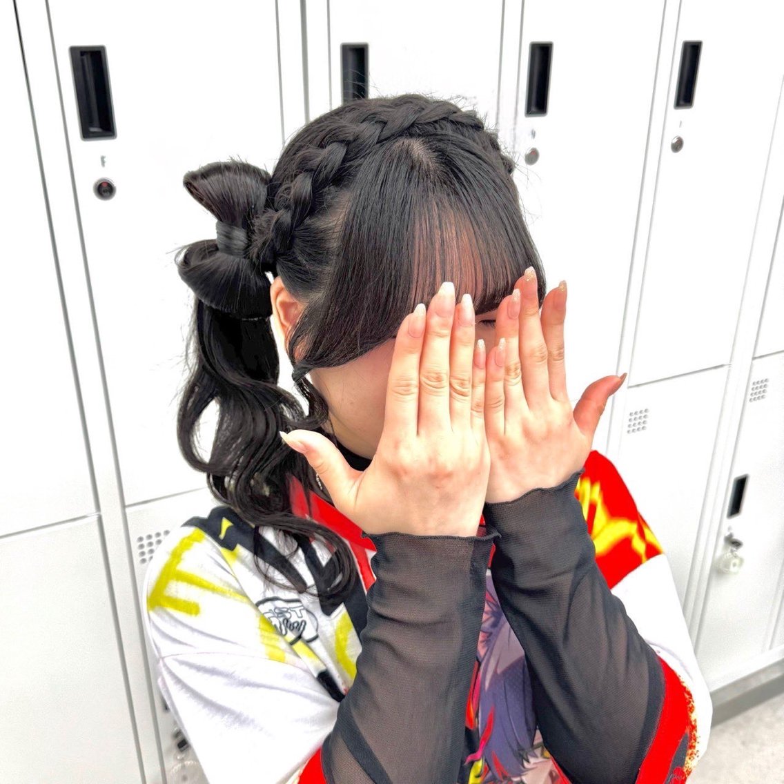 ロング ヘアアレンジ ヘアセット ヘアメ🎀ハイトーン 🩵エクステ🪄しほのヘアスタイル