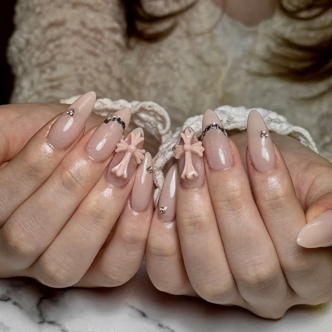 ネイル ドット ハンドネイル ハンドケア Hazuki nailのネイルデザイン