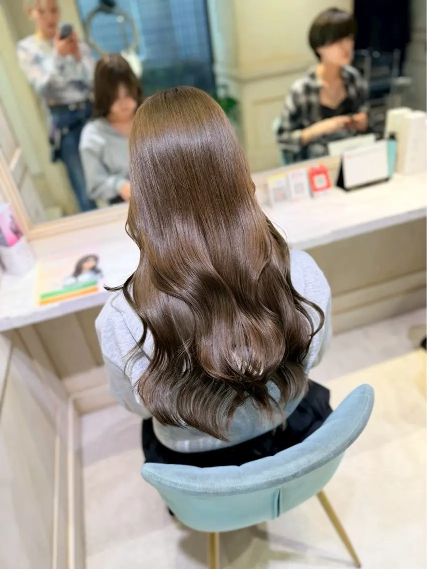 カラー ヘアカラー トリートメント 💙透明感艶カラー/ ゆうな💙のヘアスタイル