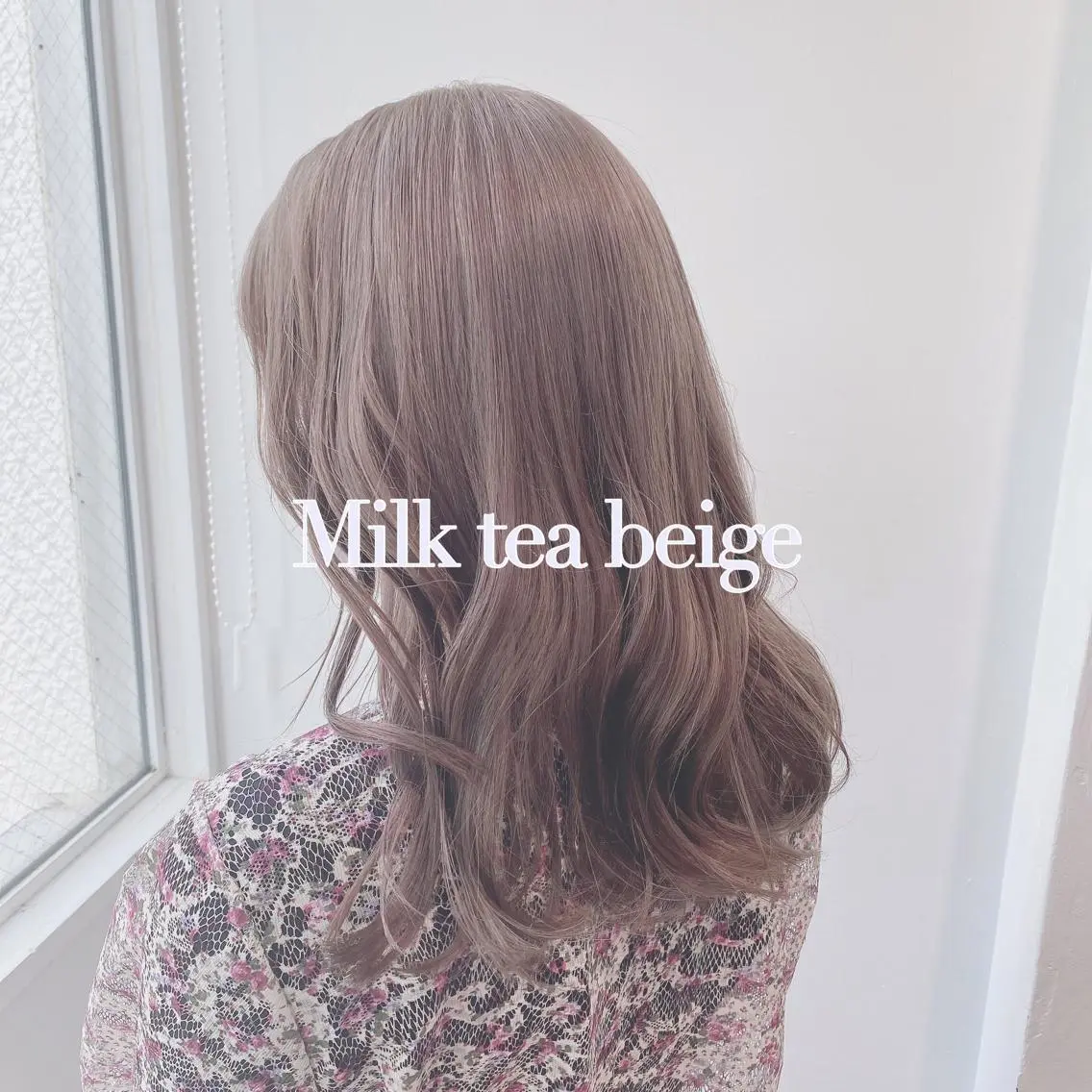ショート カラー ヘアアレンジ ベージュカラー グレージュ ハイトーンカラー ミルクティーベージュ ミルクティーグレージュ ヘアカラー トリートメント ヘッドスパ ヘアセット 𓏸レイヤー髪質改善 透けカラーカノン🫧のヘアスタイル