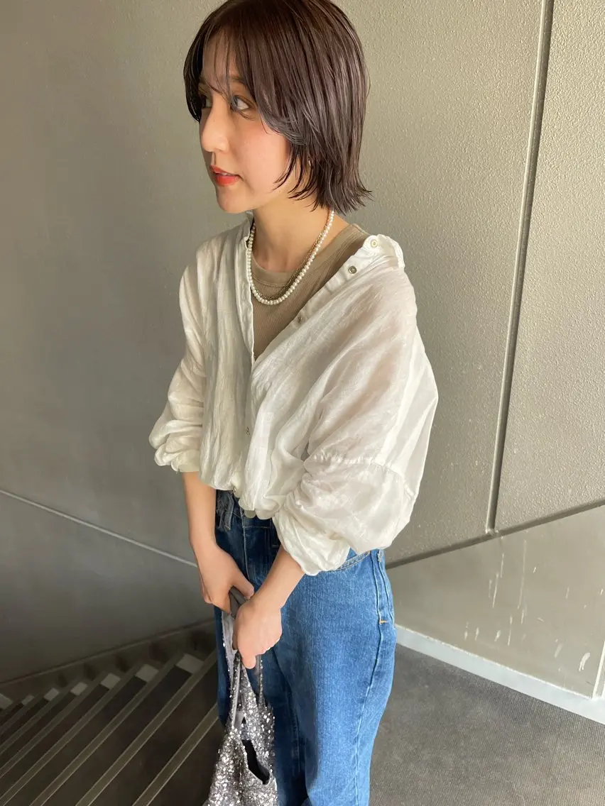 ショート カラー カット ヘアカラー トリートメント 💓パーマ，💗 レイヤーカットのヘアスタイル