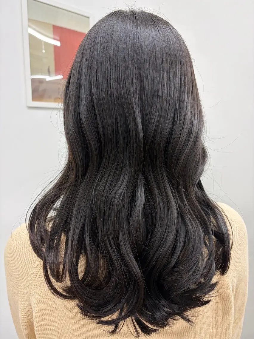 ロング カラー ヘアカラー ENV 船橋 佐久間 彩のヘアスタイル
