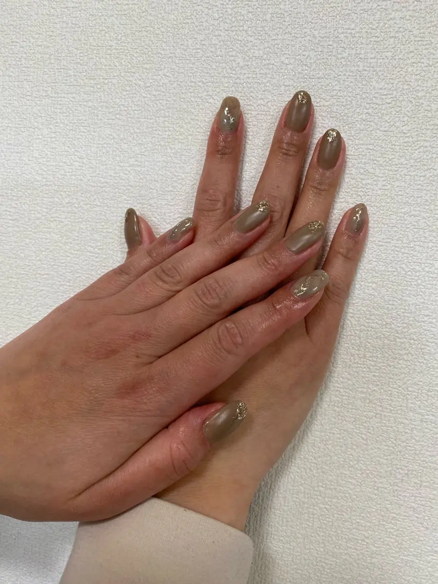 ネイル ニュアンスネイル ハンドネイル 自宅サロン FeelFreeのマツエク・マツパデザイン